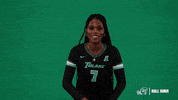 Volleyball Cheering GIF by GreenWave