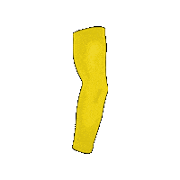 Customnumbered yellow custom gear sleeve Sticker