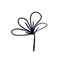 hepbihaller white flower mood floral Sticker