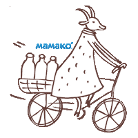 Summer Bike Sticker by MAMAKO