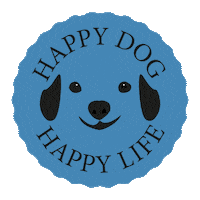 Happy Dog Hundeliebe Sticker by DOG'S LOVE