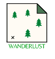 VeganimSchwarzwald vegan hiking plantbased wanderlust Sticker