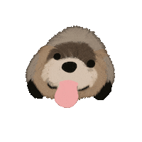 Ulinnsyifaullinnas dog doggy fur anjing Sticker
