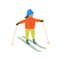 Ski Sticker by coco beans
