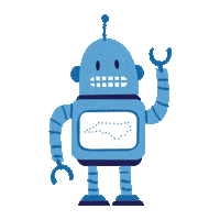 North Carolina Robot Sticker by Morehead Planetarium and Science Center