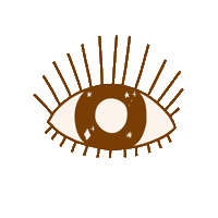 Stars Eye Sticker by Lauren Fox