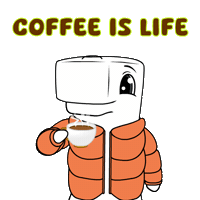 Coffee Time Sticker by Ordinary Friends