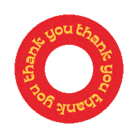 Thanks Thank You Sticker