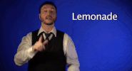 sign language lemonade GIF by Sign with Robert
