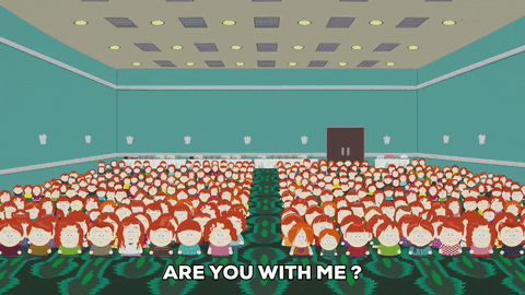 crowd students GIF by South Park 