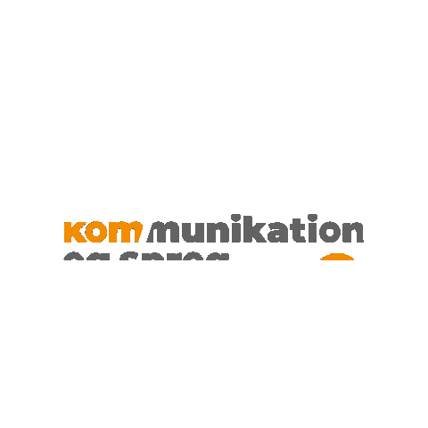 kommunikationogsprog  Sticker