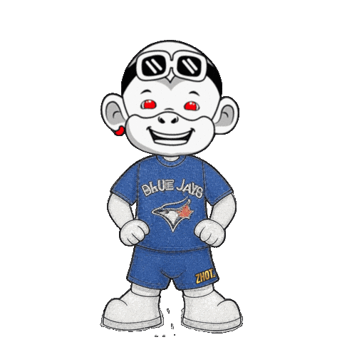Happy Blue Jays Sticker by Zhot