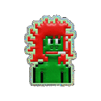 Crazy Hair Sticker by The LSD Hotel