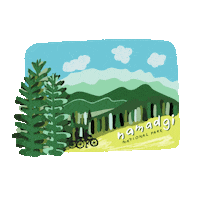 Mountain Biking Mountains Sticker by VisitCanberra