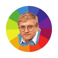 David Hockney Art Sticker by Museumszeit.ch