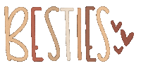 Best Friends Text Sticker