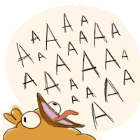 Angry Scream Sticker