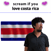 Costa Rica Cr Sticker