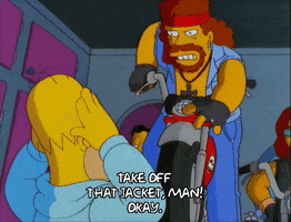 scared homer simpson GIF