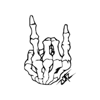 Rock Hand Sticker by Zotz