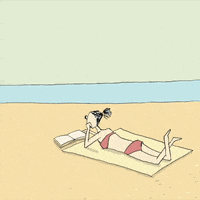 Thank You Next Read A Book GIF by Yuval Robichek
