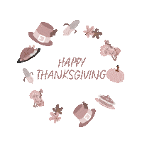 Thanksgiving Sticker by Don Creative Group