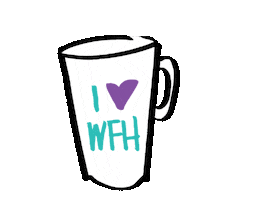 work from home love Sticker by Working Mother Magazine