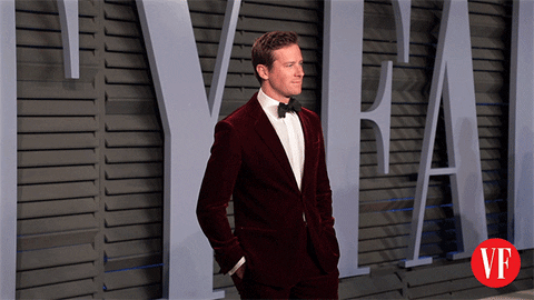 armie hammer oscars GIF by Vanity Fair