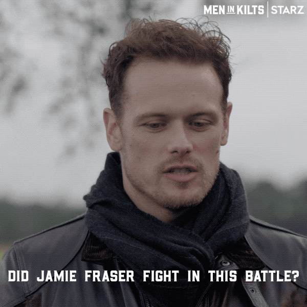 Sam Heughan Starz GIF by Men in Kilts: A Roadtrip with Sam and Graham