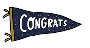 Congrats Graduation Sticker by evite