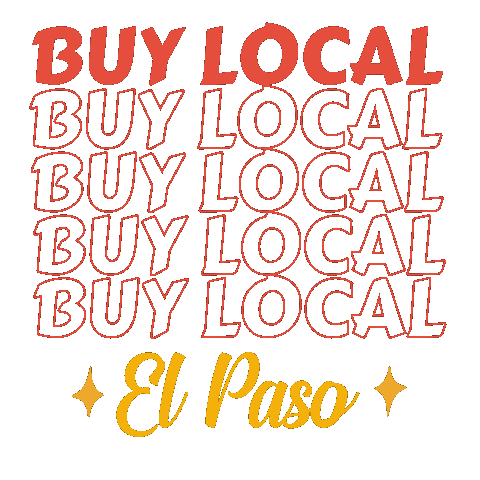 BuyElPaso giphyupload local shop small shop local Sticker