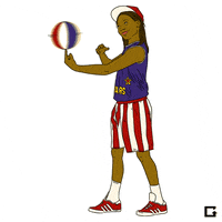 Harlem Globetrotters Mone Davis GIF by gifnews