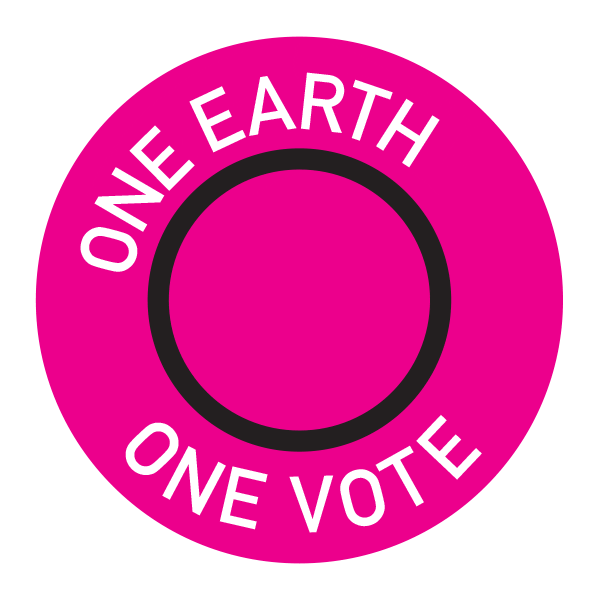 Earth Vote Sticker by envirodefence