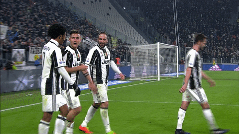 juventusfc giphygifmaker soccer calcio goal celebration GIF