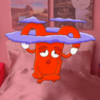 Tired Peri GIF by justynagreen