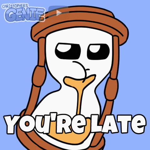 ChristophersGenie genie waiting wait late GIF