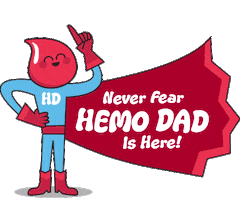 Health Hero Sticker by Gifing A Voice To Hemophilia