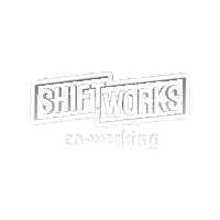 Shiftworks office shift co working hybrid working Sticker