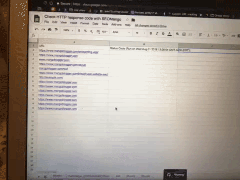 seo google sheets GIF