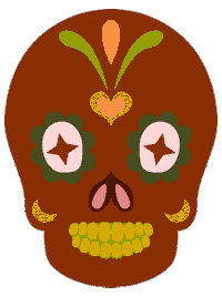 Day Of The Dead Halloween Sticker
