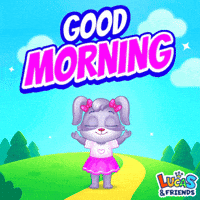 Good Morning GIF by Lucas and Friends by RV AppStudios