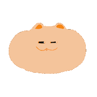 alicemck cat sleep sleepy funny cat Sticker