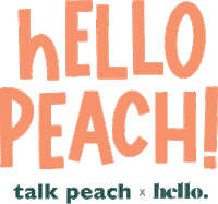 TheHelloCup hello peach womenshealth menstrualcup Sticker