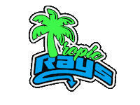 Tampa Rays Wave Sticker by The Stingray Allstars Tampa