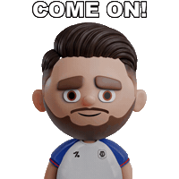 Come On Football Sticker by OneFootball Heads