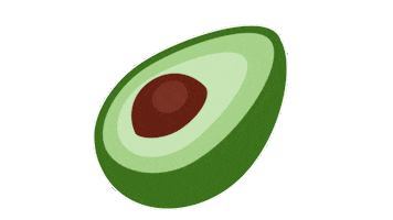 emojivid food emoji avocado emojivid Sticker