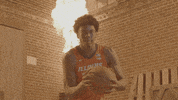 Flexing College Basketball GIF by Fighting Illini Athletics