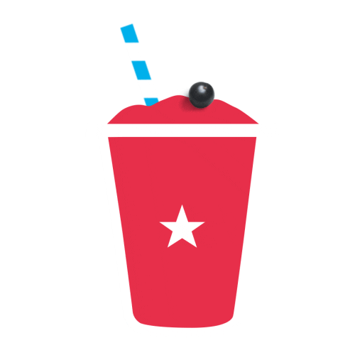 Smoothie Latte Sticker by PRETUK