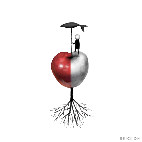 apple tree GIF by Erick Oh