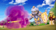 nexo knights champions of chivalry GIF by LEGO